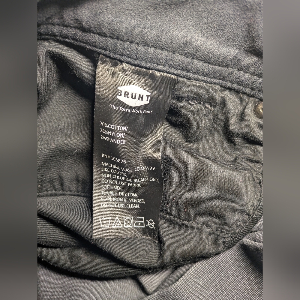 BRUNT Work Gray Men's Pants Size 36x32 - Picture 4 of 7
